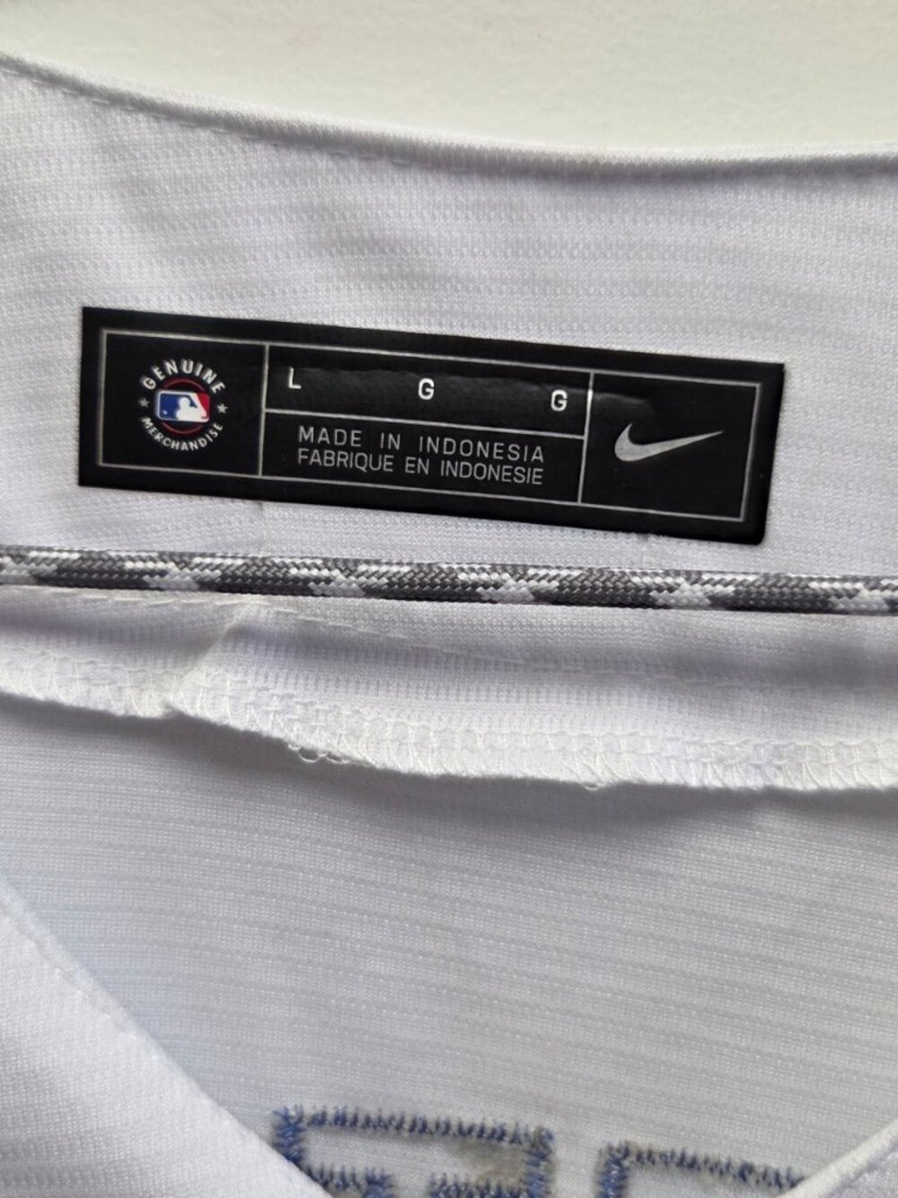 Nike Royals Bobby Witt Jr #7 Jersey Mens L White